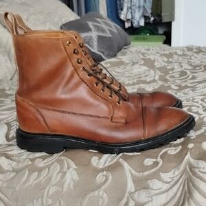 Allen Edmonds Men's Brown Leather Boots Size 9 D
